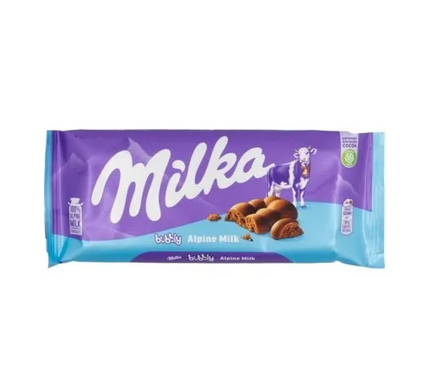 Milka Bubbly Alpine chocolate 90g